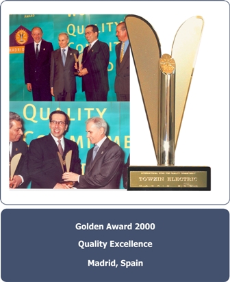 Golden Award 2000 Quality Excellence Madrid,spain